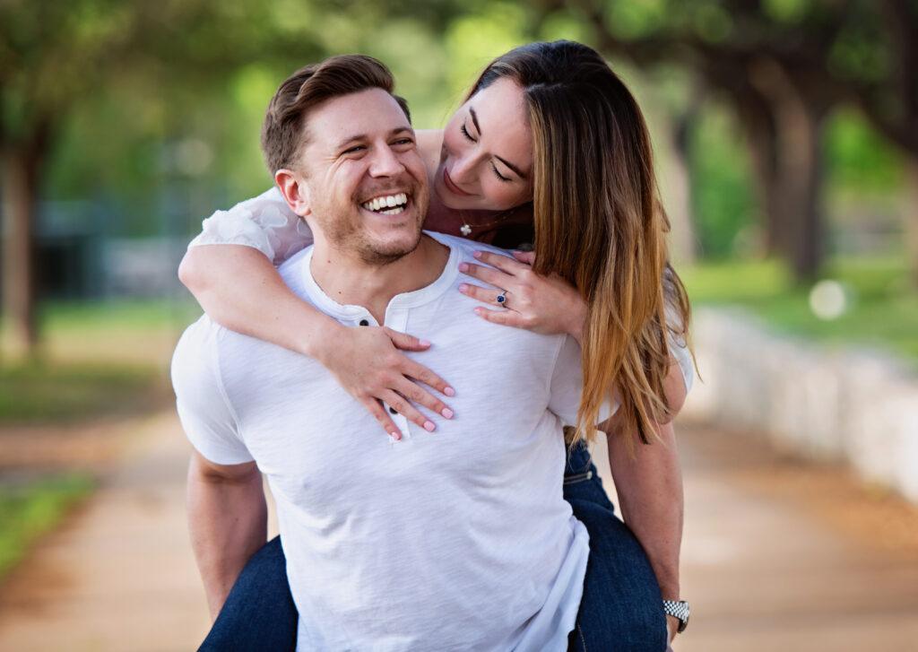 A fun engagement session in Austin, Texas